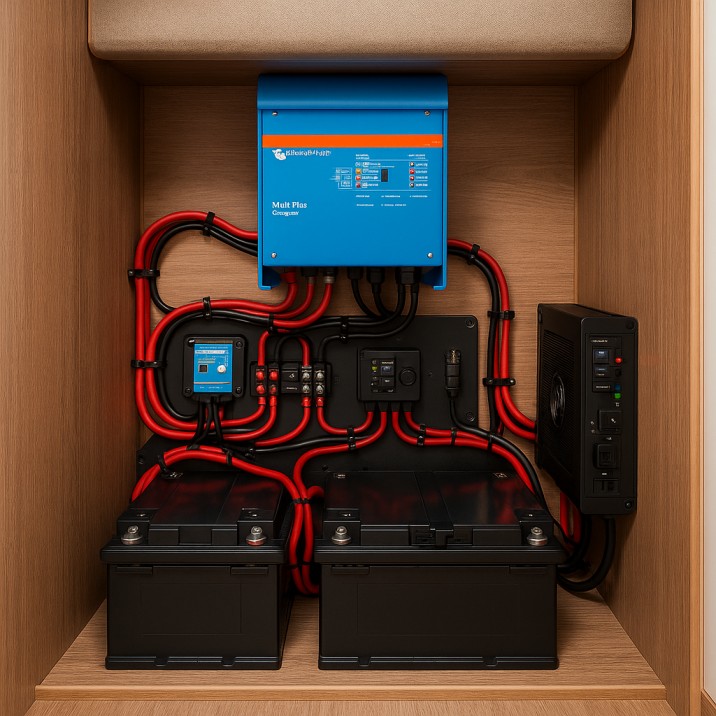 custom cut cables 16 a caravan using our custom cut cable services with great lugs